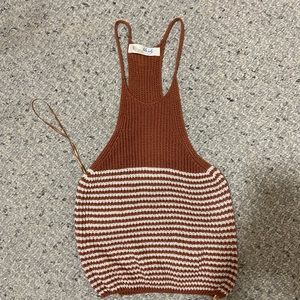 Knit crop top